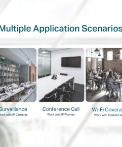 TP-Link TL-SG1016PE | 16 Port Gigabit PoE Switch | Easy Smart Managed | 8 PoE+ Ports @150W | Plug & Play | Sturdy Metal w/ Shielded Ports | QoS, Vlan, IGMP & LAG | 3 Year Manufacturer Warranty 16 Port w/ 8-Port PoE+ 15 61kybQPWeTL 1