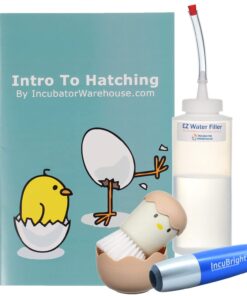 HovaBator 2370 Egg Incubator Deluxe Combo Kit, Electronic Thermostat, Circulating Air Fan, Automatic Egg Turner, Hygrometer for Humidity Measurement, Quail - Goose Hatching Eggs, Poultry 25 61kyt1tQKJL