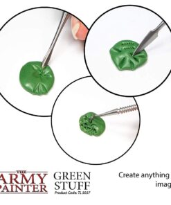 The Army Painter 2 Part Modeling Clay, 20cm - Moldable Model Putty for Miniatures, Easy-to-Knead Green Stuff Putty Epoxy Clay for Sculpting, Green Stuff Tools - The Original Green Stuff Kneadatite 24 61kz14yzx2L