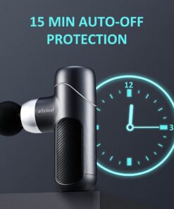 arboleaf Mini Massage Gun Deep Tissue, Muscle Massager for Back Pain Relief, Small Massage Gun Travel Massager Handheld, Quiet Percussion Massager Portable, Whole Body- FSA and HSA Eligible Grey-1 34 61kz1gWoMgL