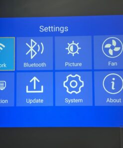 NexiGo PJ40 Projector with WiFi and Bluetooth, Native 1080P, 4K Supported, Projector for Outdoor Movies, 300 Inch, Zoomable, 20W Speakers, Home Theater, Compatible w/TV Stick, iOS, Android (Black) Regular OS 76 61l nOP1jpL 1