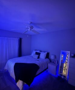ZOZOO 100ft Led Lights for Bedroom(2 Rolls of 50ft), Smart RGB Led Strip Lights with 44-Key Remote & APP Control Music Sync with Color Changing for Home Party Festival Decoration 41 61l0E0AiHrL 2