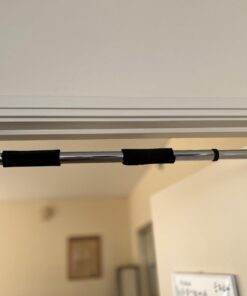 JFIT Deluxe Pull-Up, Chin-Up, and Heavy Duty Bars with Padded Grips - Doorway or Wall Mount Assembly Options Available 40" Deluxe Pull-Up Bar 28 61l0g89J1L