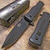 Master Carbon Fiber Drop Point Spring Assisted Opening Tactical Pocket Knife NEW 17 61l1R j6yRL