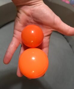 Amazon Basics BPA Free Crush-Proof Plastic Pit Ball with Storage Bag, Toddlers Kids 12+ Months, Pack of 400 Balls, 6 Bright Colors 34 61l23VhWrLL