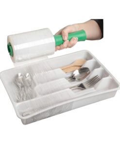 Duck Brand Stretch Wrap Roll, Clear, 5 inches by 1000 feet, 1 Pack, White (285849) 5" 22 61l2Hh1YofL