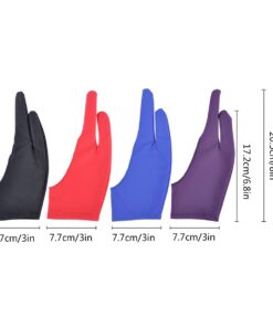 eZAKKA Tablet Drawing Glove, Artist Glove for Graphic Tablet Art Creation Pen Display and iPad Pro Pencil(Blue,Red, Black,Purple) 9 61l2UEugdbL