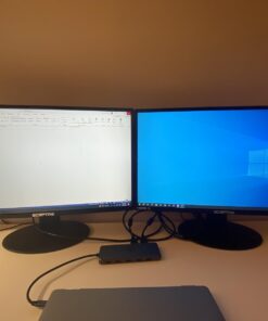 Sceptre 24-inch Professional Thin 1080p LED Monitor 99% sRGB 2x HDMI VGA Build-in Speakers, Machine Black (E248W-19203R Series) 24" 75Hz 44 61l36JT92WL