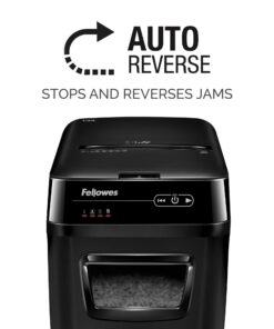 Fellowes AutoMax 150C Cross-Cut 150-Sheet Commercial Paper Shredder with Auto Feed (4694001) 14 61l3R6v5VtL