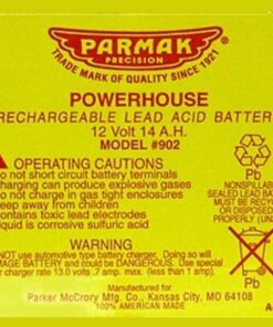 Alternative view of Parmak 902 12-Volt Gel Cell Battery for Solar Powered Electric Fences,Black