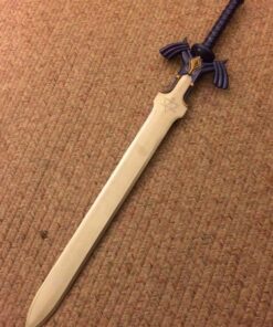 Zelda Link Master Sword Twilight Princess Fantasy Sword with Plaque - Blue (Blue) 68 61l7HhV62TL