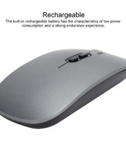 Wireless Mouse 2.4Ghz ThreeSpeed DPI MicroMotion Optical Silent, 1600DPI Low Power Consumption Compatible with for Windows OS 13 Higher Versions 12 61l94wahhCS