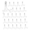 Artliving 3" Clear Plastic Stand Cookie Holder Display Stand Place Card Holder Display Easels at Weddings, Birthday Party(24 Pack) White 3inch(24piece) 16 61l9RvTFEFL