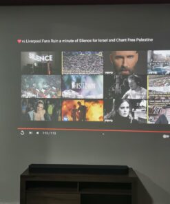 Dangbei Mars Pro 4K Projector, DLP Projector with Android 4GB+128G, 2x10W HiFi Speakers, Auto Focus, Keystone HDR10 Home Theater 34 61l9w110VeL