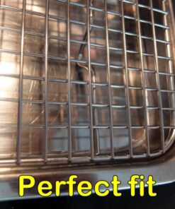 Ultra Cuisine Heavy Duty Cooling Rack for Cooking and Baking - 100% Stainless Steel Baking Rack & Wire Cooling Rack - Cookie Cooling Racks for Baking - Food Safe - Fits Half Sheet Pans - 11.5" x 16.5" 11.5" x 16.5" 1-Pack (Most Popular) 35 61lC1x3ZTHL