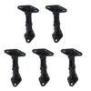 VideoSecu 5 Speaker Wall Ceiling Mount Brackets Black for Home Theater Satellite Speakers 1XZ (Black, 5 Pack) 43 61lCgRGchYL