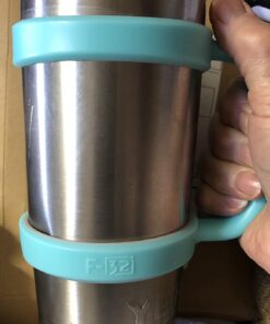 F-32 Handle - 19 COLORS - 20oz Size - Compatible with 20 Oz YETI Tumbler Travel Mug - BPA FREE (20OZ, SEAFOAM BLUE, 1 Count (Pack of 1)) 20ozSeafoam Blue 20.0 ounces 35 61lCqSMmkiL