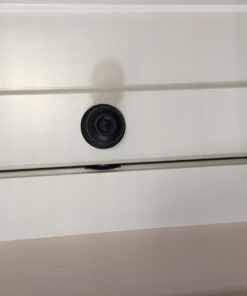 Schlage F40 GEO 622 Georgian Door Knob, Bed & Bath Privacy Lock, Matte Black 21 61lDej2OqFL