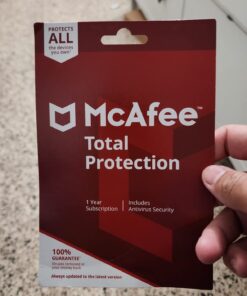 McAfee Total Protection 2023 | Unlimited Devices | Cybersecurity Software Includes Antivirus, Secure VPN, Password Manager, Dark Web Monitoring | Amazon Exclusive |Key Card Mailed Keycard 16 61lEG8yziL