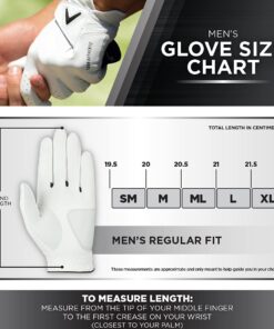 Callaway Dawn Patrol Glove Men's Standard Large White Worn on Left Hand 16 61lFPp2MeYL