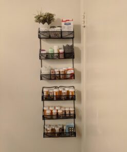 DecoBros 3 Tier Wall Mounted Spice Rack, Bronze 1-Pack 48 61lGjNfb7EL