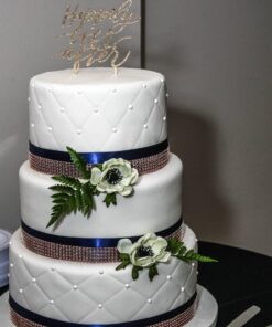 Mandala Crafts Champagne Bling Wrap Rhinestone Ribbon - 1 in 20 Yds Crystal Rhinestones Mesh Ribbon - Diamond Wrap Rhinestone Strips Roll for Crafts Wedding Party Decoration 1 Inch 5 Rows 20 Yards 2 Rolls 21 61lIUktNmwL