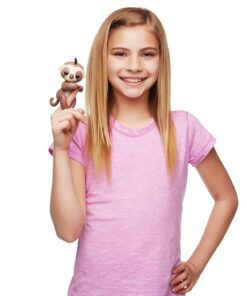 Fingerlings Baby Sloth - Kingsley (Brown) - Interactive Baby Pet - by WowWee Kingsley (Brown) 18 61lIncHknLL