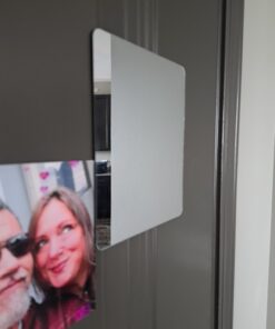 2 Pcs Magnetic Locker Mirror Small Real Glass Mirror for School Locker Rectangular Locker Accessories Magnetic Makeup Mirror for Girls Bathroom Household Refrigerator Office Cabinet (7.1 x 6 Inches) 7.1 x 6 Inches 25 61lJhAYgTQL