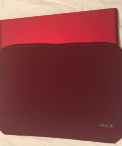 ARVOK 15 15.6 16 inch Laptop Sleeve Ultra-Thin Case MacBook pro 16 inch Sleeve Water-Resistant Notebook Computer Pocket Tablet Briefcase Carrying Bag/Pouch Skin Cover for HP/Dell/Lenovo/Asus/Acer 15 inch Wine Red 45 61lN47m0biL