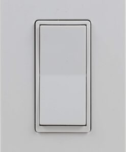 GE Enbrighten Add-On Switch for GE Z-Wave/GE Zigbee Smart Lighting Controls, Works with Alexa, Google Assistant, NOT A STANDALONE SWITCH, White & Light Almond, 12723 18 61lPUAVPkL