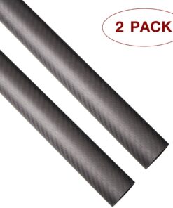 ARRIS 14mm Carbon Fiber Tube, 14mm x 12mm x 500mm 3K Roll Wrapped 100% Hollow Carbon Round Tubes Matt Surface for RC Airplane Quadcopter (2PCS) 14x12x500MM 2 PCS 13 61lQDzeCNRL