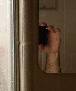 The Shave Well Company Deluxe Anti-Fog Shaving Mirror | Fogless Bathroom Shower Mirror with Handheld Option for Men and Women | Hanging Shower Mirror Includes Long-Lasting Removable Adhesive Hook 29 61lRqC7EOmL