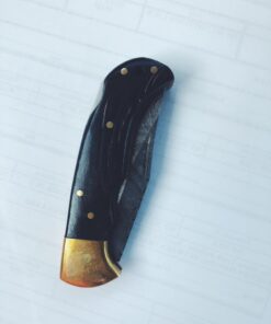 Best.Buy.Damascus1 Pocket knife Buffalo Horn Damascus knife, Pocket Knife For Men, 4pcs Knife Set, Folding Knife, With knife Sharpeners, Premium Quality gifts for men Black 51 61lS8H7bhwL