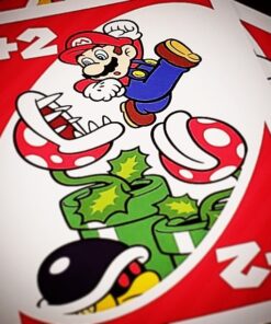 Mattel Games UNO Super Mario Card Game Animated Character Themed Collector Deck 112 Cards with Character Images, Gift for Kids Ages 7 Years Old & Up Small 26 61lSVk1RFOL