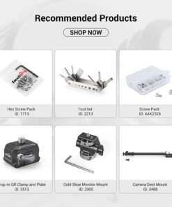 SMALLRIG 1/4" to 1/4" Male Threaded Screw Adapter Double Head Stud for Camera Cage Monitor LED Microphone, Pack of 2-828 13 61lWMZCFCdL
