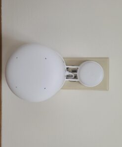 Nest WiFi Point Genie: The Simplest Lowest Profile Outlet Holder Mount for Google Nest WiFi Point | Reinforced Support | Great Sound | Open Access | No Messy Screws! (1-Pack) White (1-Pack) 42 61lWbSxp8XL