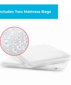 Alternative view of Linenspa Mattress Bag - 2 Pack Queen/Full Mattress Storage Bag for Moving and Storage - Mattress Protection – Polyurethane Mattress Storage bag Queen/Full, Clear 2 Mil 2-Pack