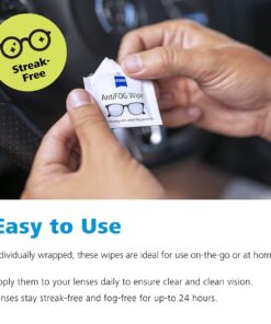 ZEISS AntiFOG wipes, 120 count 13 61lX3GTElIL 1
