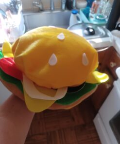Alternative view of US Toy One Plush Fabric Hamburger Hat