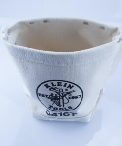 Tool Pouch, Leather Bull-Pin and Bolt Bag, Tunnel Loop Connection 10 Inch Canvas Material Tool Bag 23 61lXINRpL