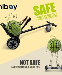 Hiboy HC-01 Hoverboard Kart Seat Attachment Accessory for 6.5" 8" 10" Two Wheel Self Balancing Scooter Black 28 61lZSbHF3DL