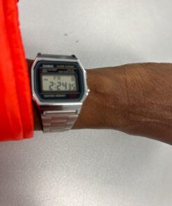 Casio Men's A158WA-1DF Stainless Steel Digital Watch 32 61lZe7mIj L