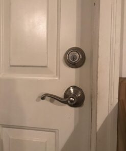 Kwikset - Kevo 99250-202 Kevo 2nd Gen Bluetooth Touch-to-Open Smart Keyless Entry Electronic Deadbolt Door Lock Featuring SmartKey Security, Satin Nickel 37 61lZikqrMbL 1