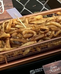 Copper Chef, 2-Piece Non-Stick Bakeware Set for Oven with Crisper Pan and Cookie Sheet, 13 x 9-Inch, N5O4RBL, Copper 45 61lZsCAESaL