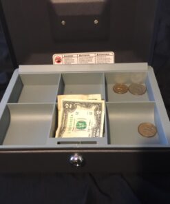 SentrySafe Cash Box, Locking Cash Box With Money Tray, Small, CB-10 39 61lb0EndrwL