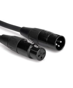 Alternative view of Hosa HMIC-010 Pro Microphone Cable, REAN XLR3F to XLR3M Connectors, 10 feet Cable Length, Silver-plated REAN Connectors, 20 AWG x 2 Oxygen-Free Copper (OFC) Conductors, 90% OFC Braided Shield