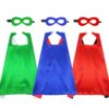 D.Q.Z Kids Superhero-Capes and Masks for Boys Girls Bulk, Children Super Hero Costume Halloween Dress Up Party Favors, 3 Pack 41 61lcx4ZHq7S