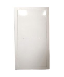 Alternative view of Jones Stephens A05-027 Plastic Snap In Access Panel, 1/2-Inch x 6-Inch, White 14-Inch by 27-Inch