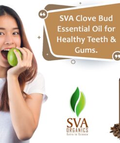 SVA Organics Clove Bud Essential Oil 4 Oz Organic USDA 100% Pure Natural Undiluted Premium Therapeutic Grade Oil for Skin, Teeth, Diffuser, Aromatherapy 4.00 Fl Oz (Pack of 1) 16 61ld9MgXvL