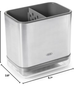 OXO Stainless Steel Good Grips Sinkware Caddy, One Size 47 61ldEeGBrRL